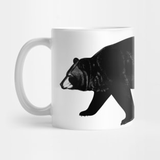 Bear Vintage // Pencil Drawing Mug